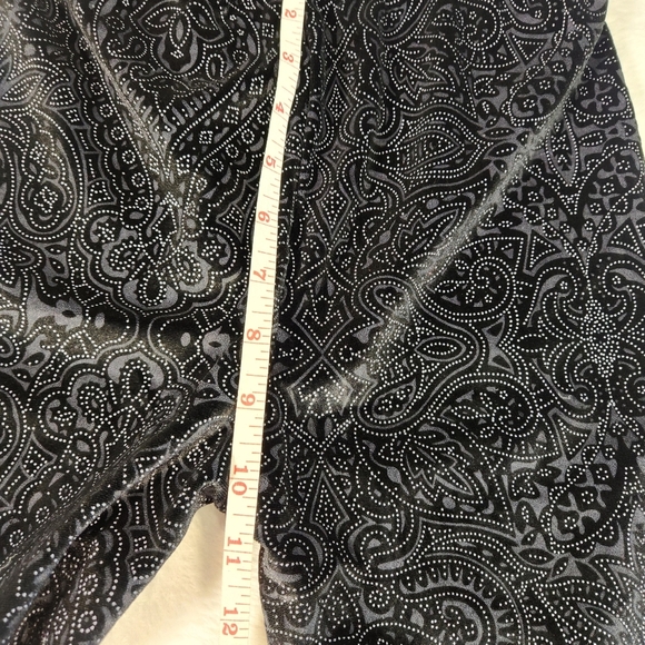 Vintage Velour Print pants leggings size XS - Picture 9 of 9